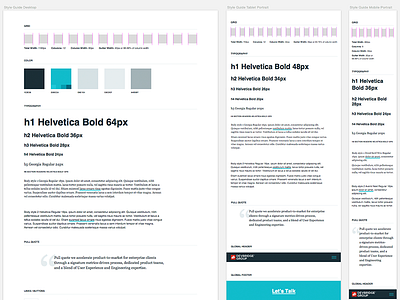 responsive style guide (free download) download free sketch