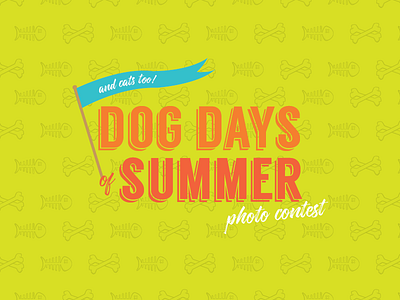 Dog Days of Summer cat contest design dog photo summer sweepstakes