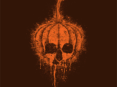 Pumpkin Skull by Jordan Versluis on Dribbble