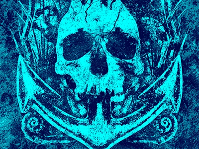 Dead Weight anchor apparel print skull