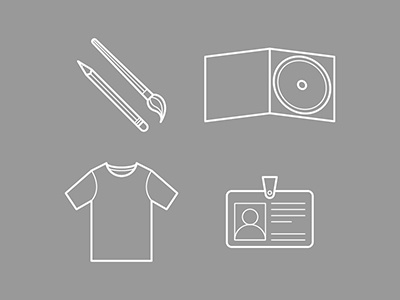 Portfolio Icon Set icon portfolio vector