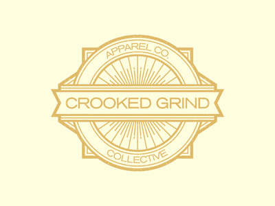 Crooked Grind Collective badge brand fashion identity logo