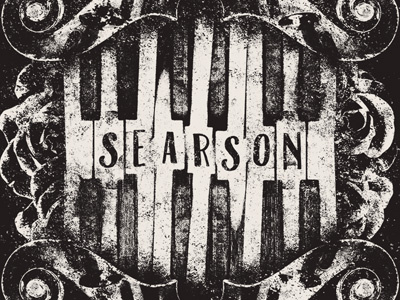 Searson apparel art band celtic fiddle piano print texture