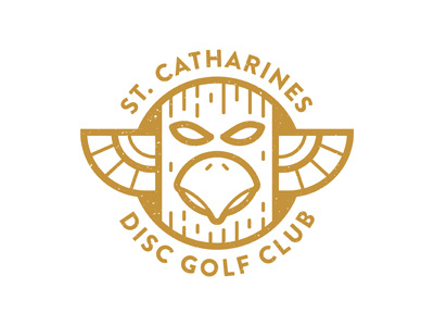 St. Catharines Golf Club brand disc golf identity logo niagara st. catharines