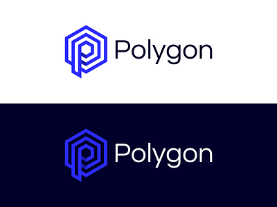 Polygon branding clean design flat graphic design icon logo minimal typography vector