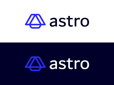 Astro branding clean design flat graphic design icon logo minimal typography vector