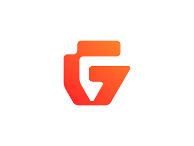G branding clean design flat graphic design icon logo minimal typography vector