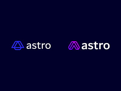 astro branding clean design flat graphic design icon logo vector