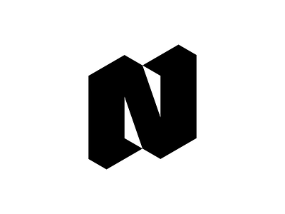 N brand branding clean design flat graphic design icon illustration logo logo design mark minimalist modern n simple symbol ui vector