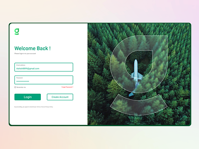 GreenHouse Login Page