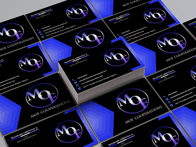 MOF Business Card branding business card design design logo mockup