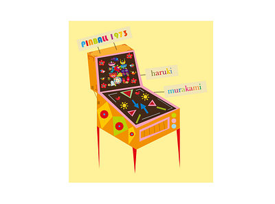 PINBALL 1973 illustrator ilustración