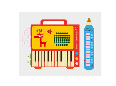 MI SUPER MELODICA...¡ illustrator ilustración