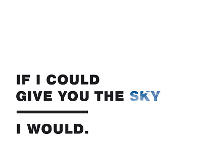 Give You The Sky