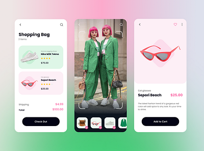 Fashion store mobile app asian clothing store ecommerce fashion fashion store figma mobile app mobile app design online shop pink