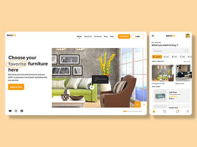 Furniture Website Design