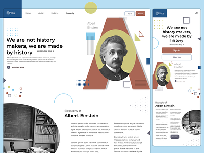 Biography Website -Web Design