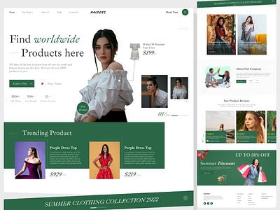 E - Commerce Website | Web Design