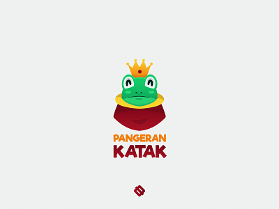 Pangeran Katak Logo animation art branding design icon illustration illustrator logo vector