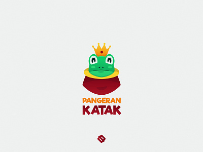 Pangeran Katak Logo animation art branding design icon illustration illustrator logo vector