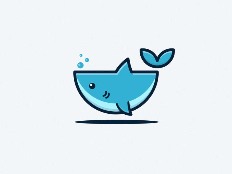 Shark Cartoon Logo by equinoq logo project on Dribbble