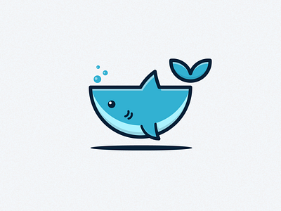 Shark Cartoon Logo cartoon character design icon illustration logo mascotlogo vector
