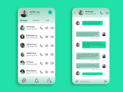 Daily UI Challenge#013 : Direct Messages