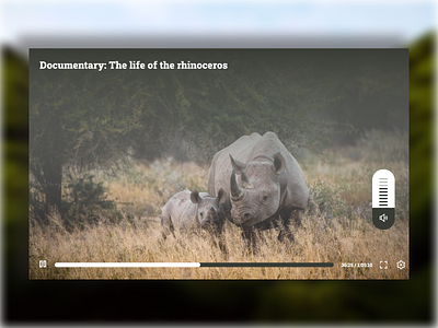 Daily UI Challenge#057: Video Player daily 100 challenge dailyui dailyui057 dailyui57 dailyuichallenge dailyuichallenge57 design documentary video videoplayer webdesign