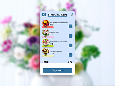 Daily UI Challenge#058: Shopping Cart