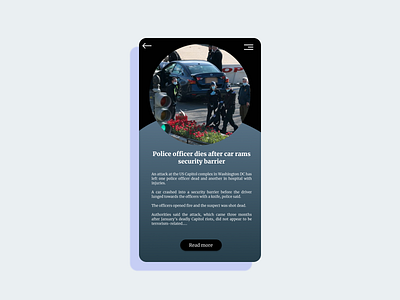 Daily UI Challenge#094: News app article articles daily 100 challenge dailyui dailyuichallenge design news ui web webdesign