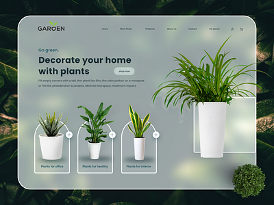 Plant Landing designs, themes, templates and downloadable graphic ...