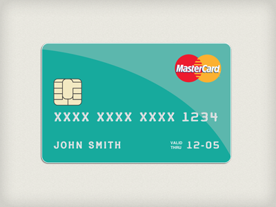 Credit card app credit card vector
