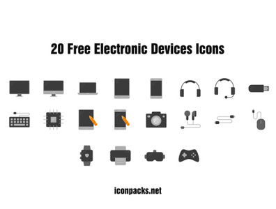 Free Icons - Electronic Device Icons free resources freebies icon pack icon set icons png icons svg icons vector