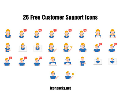 26 Free Customer Support SVG, PNG Icons free resources freebies icon pack icon set icons illustration png icons support svg icons ui vector