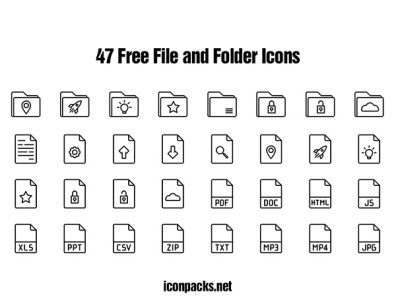 47 Free File And Folder Icons. files free resources freebies icon pack icon set icons illustration png icons svg icons vector