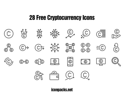 28 Free Cryptocurrency Coin SVG, PNG Icons crypto currency cryptocurrency free resources freebies icon pack icon set icons illustration png icons svg icons vector