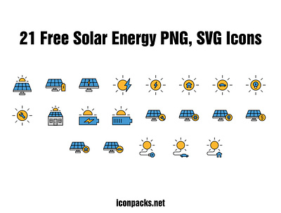 21 Free Solar energy SVG, PNG icons design energy free icons free resources freebies icon pack icon set icons png icons power solar energy solar energy icons solar icons svg icons vector