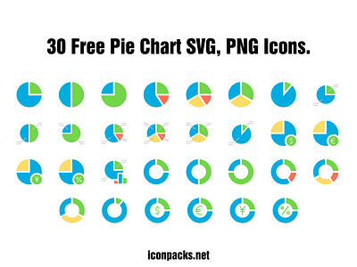 30 Free Pie Chart SVG, PNG Icons.