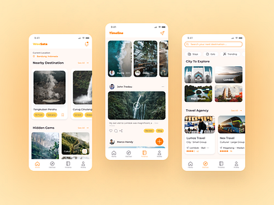 WeeSata Travel Suggestion Social Media App