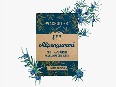 Alpengummi > Illustration and package design alpengummi austria branding graphicdesign illustration pachage package design vienna watercolor watercolor illustration