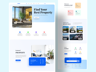 Real Estate | Homely Homepage Design