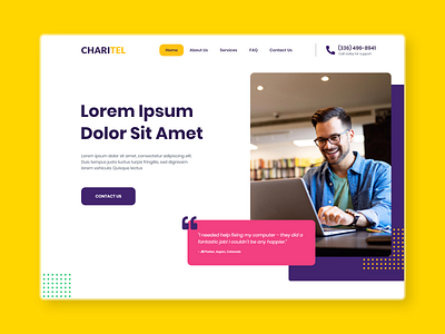 Landing Page Design clean design clean ui design landign page ui uidesign website website design