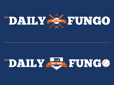 Daily Fungo Logo Concepts logo design