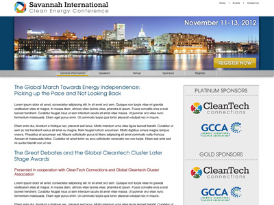 Savannah International Events Page