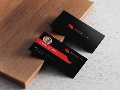 Free-Premium-Black-Business-Card-Design-Mockup design moc mockup modern