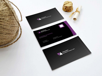 Free Black N Purple Business Card Design 3d animation black branding business card design download mockup free graphic design logo mockup modern motion graphics n new photos purple