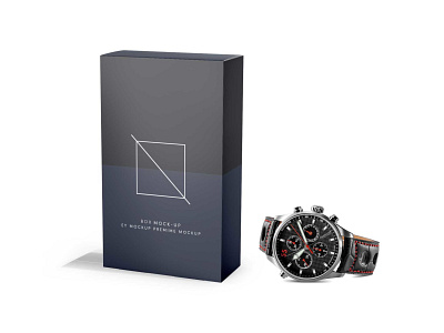 PREMIUM WATCH BOX PACKAGING MOCKUP amazing black box branding creative design download mockup illustration images latest logo mockup modern nag packaging premium stylish ui vector watch