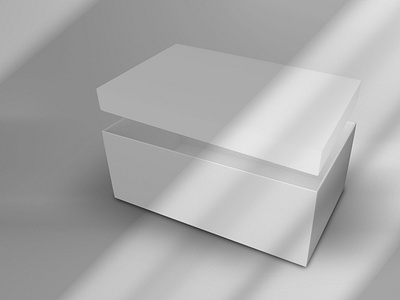 Brand Shoe Box Mockup