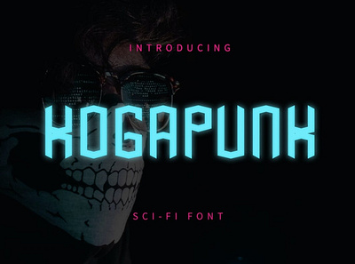 Kogapunk - Scifi Font artwork bold cyberpunk cyberpunk 2077 envato font game gaming industrial machine movie otf poster punk scifi space typeface typography uiux word