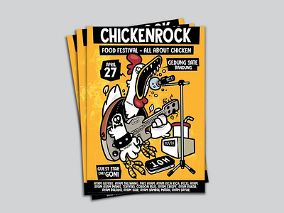 Chicken Rock Poster